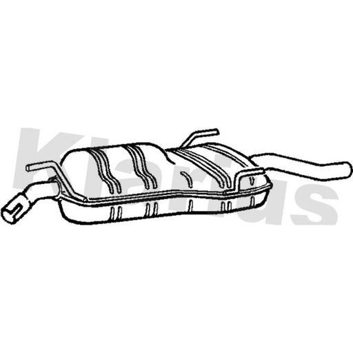 Klarius Box With Tail Pipe Rear SB133L