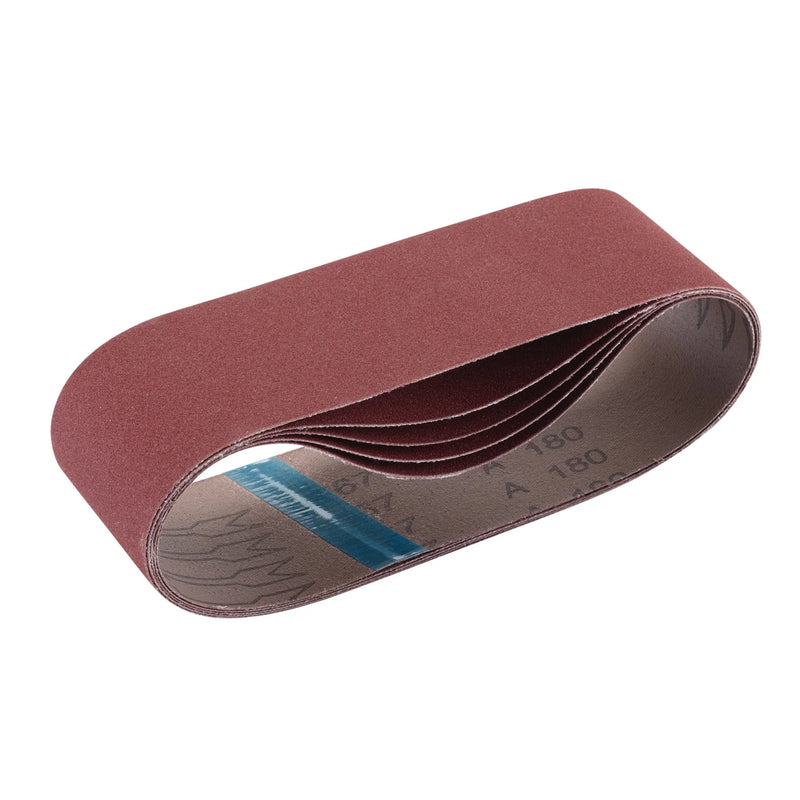Draper Cloth Sanding Belt, 75mm, 180 Grit (Pack of 5)