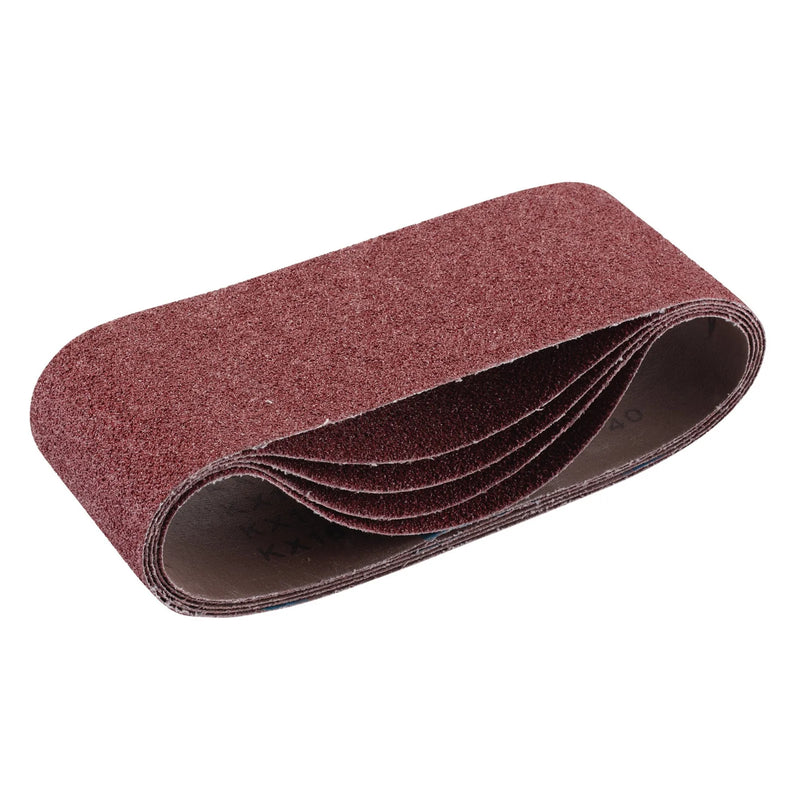 Draper Cloth Sanding Belt, 100mm, 40 Grit (Pack of 5)