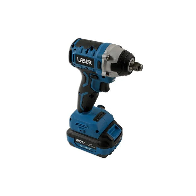 Laser Tools Cordless Impact Wrench 1/2"D 20V w/o Battery - PL