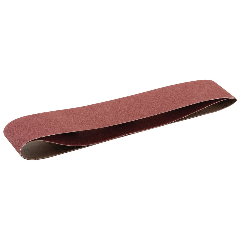 Draper Cloth Sanding Belt 100 x 1220mm 80 Grit (Pack of 2)