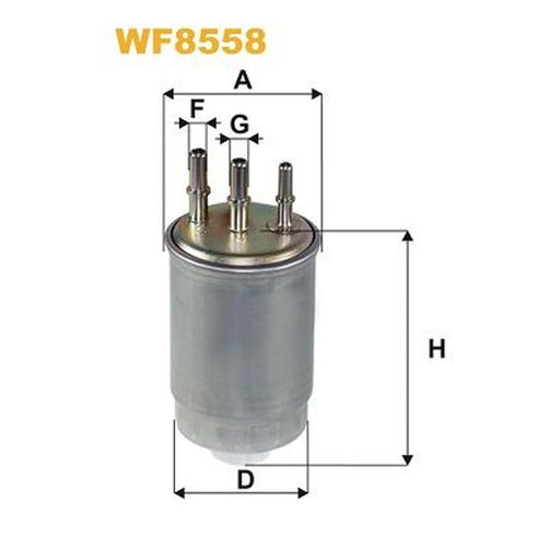 WIX Fuel Filter Element WF8558