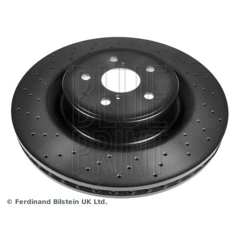 Blue Print 2 x Perforated/Vented Front Brake Discs ADT343267