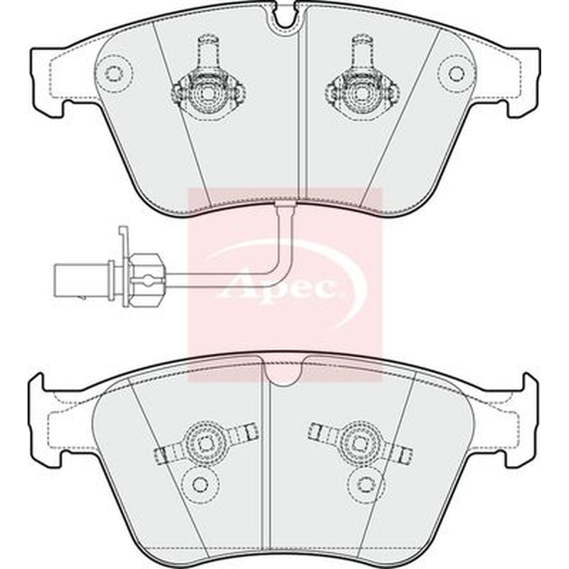 Apec Front Brake Pad Set PAD1765