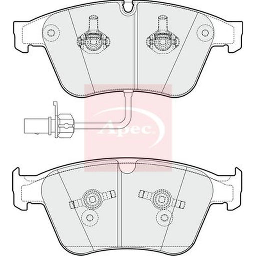 Apec Front Brake Pad Set PAD1765