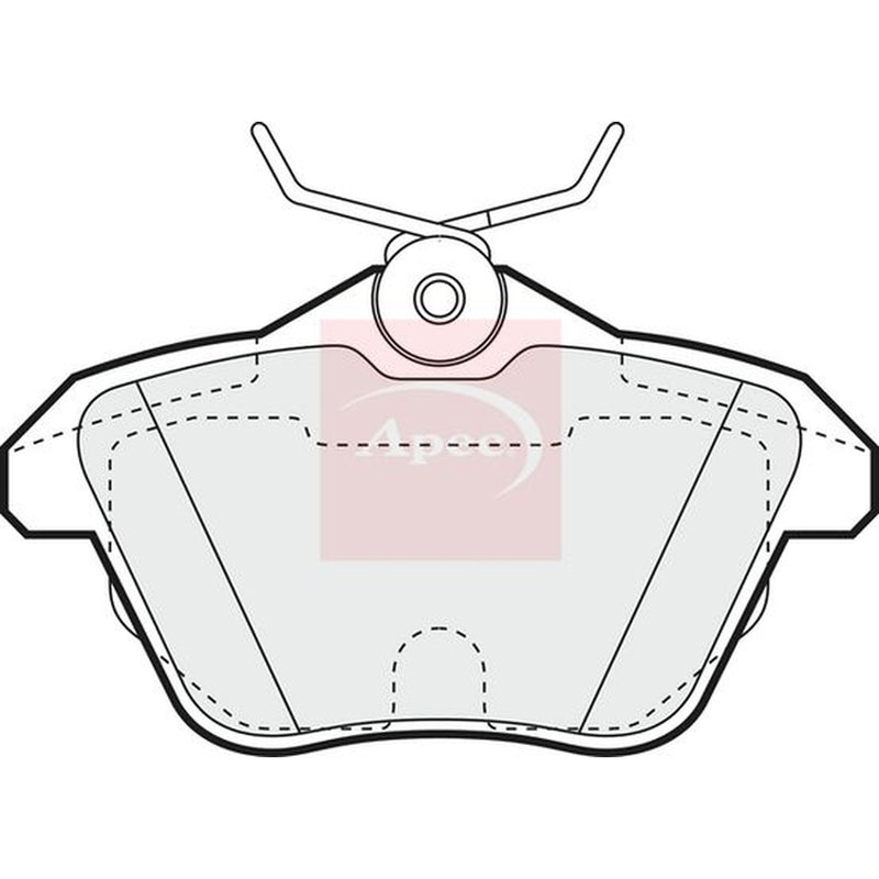 Apec Rear Brake Pad Set PAD1052