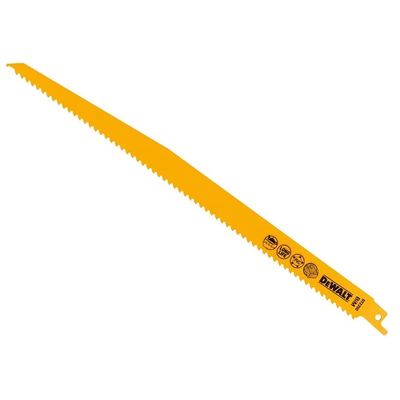 DEWALT Power Tools Bi-Metal Reciprocating Blade for Wood with