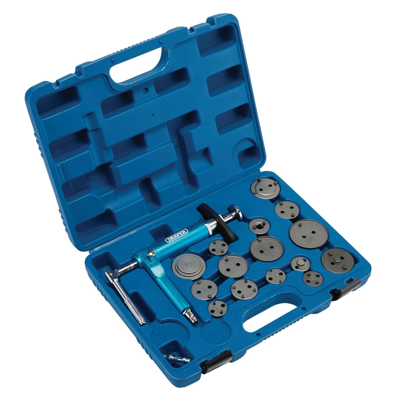 Draper Pneumatic Brake Caliper Wind-Back Tool Kit 16 Piece