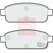 Apec Rear Brake Pad Set PAD1773