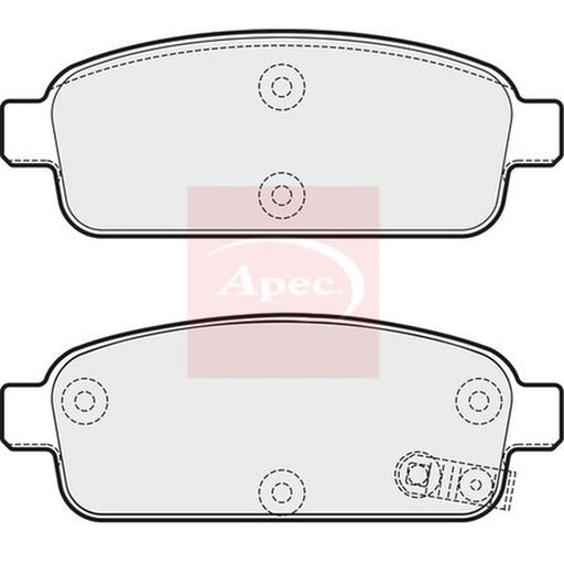 Apec Rear Brake Pad Set PAD1773