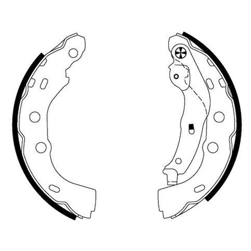 Textar Brake Shoe Set Axle Kit 91074800