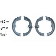 Textar Parking Brake Shoe Set 91077700