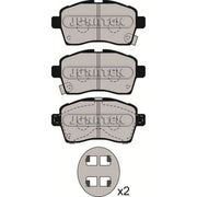 Juratek Front Brake Pad Set JCP8531