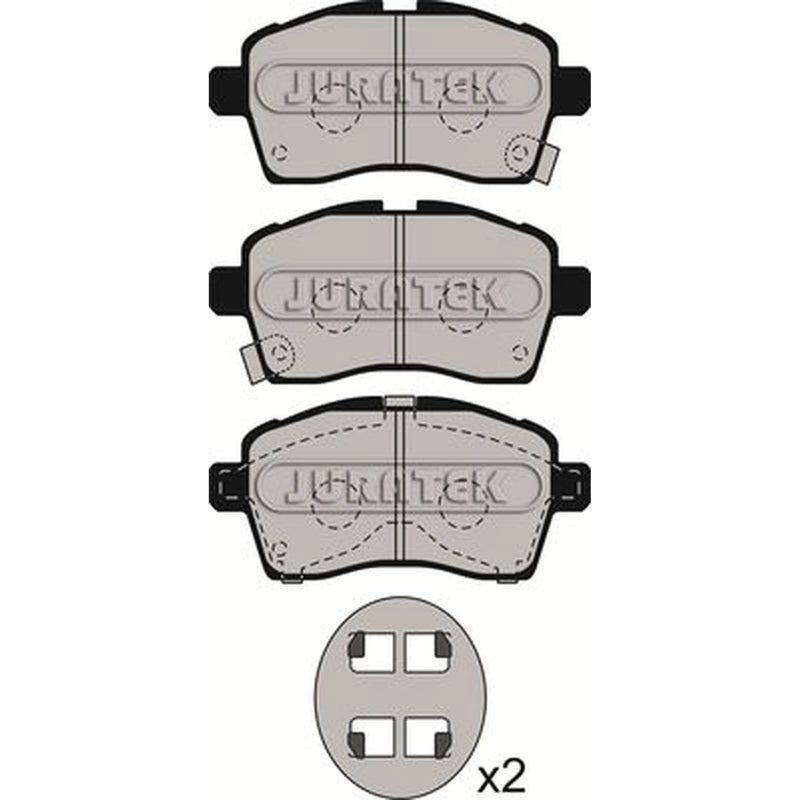 Juratek Front Brake Pad Set JCP8531