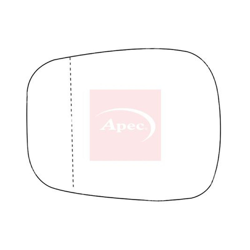 Apec Exterior Wing Mirror Glass both sides AMS2791A