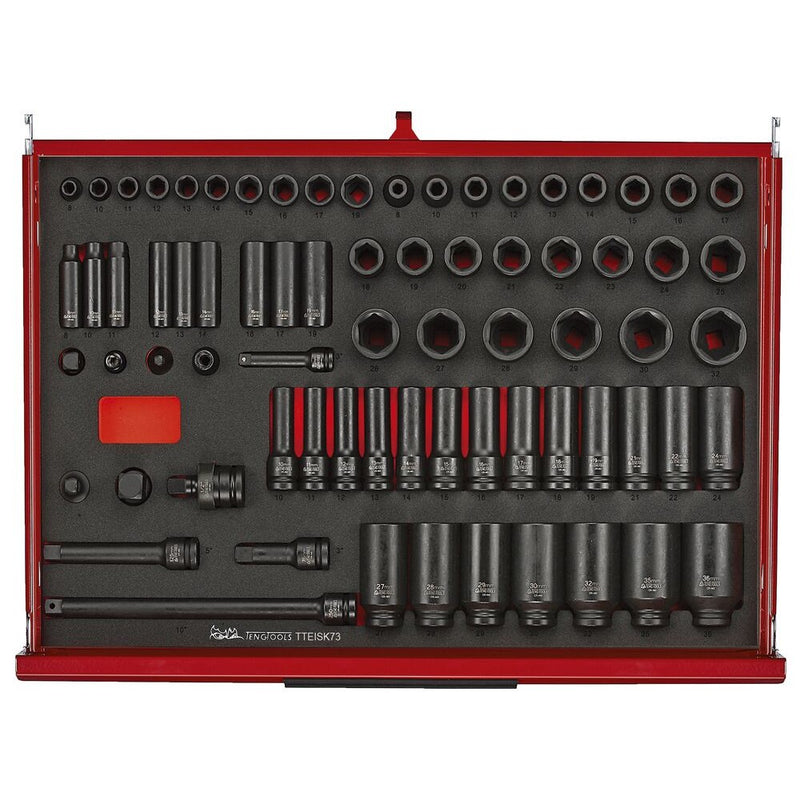 Teng Tools Mobile Tool Kit TKS26R528F 528 Pieces Red
