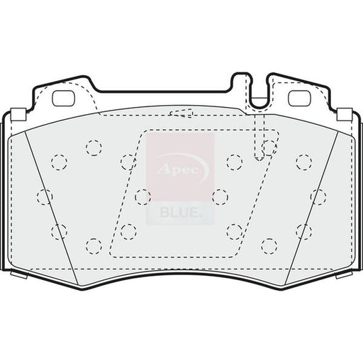 Apec Front Brake Pad Set PD3325