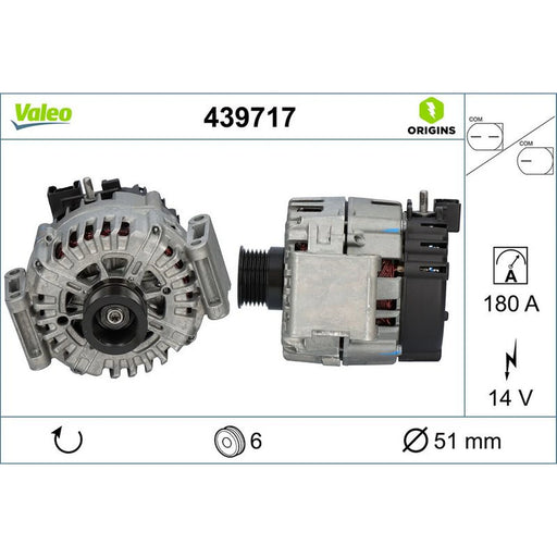 Valeo Car Alternator 12V 439717