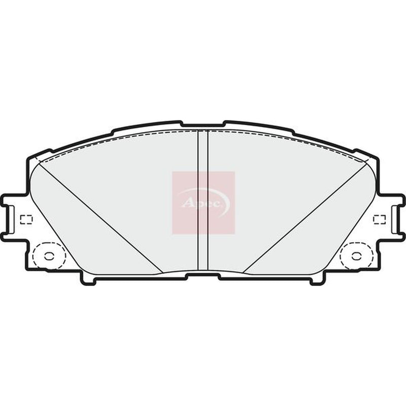 Apec Front Brake Pad Set PAD1748