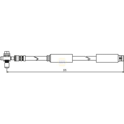 NAPA Brake Hydraulic Hose Line Front NBH1210