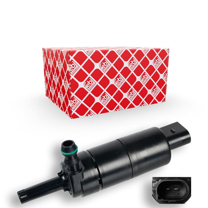 FEBI BILSTEIN 108945 Window Cleaning Washer Fluid Pump Fits Opel Vauxhall FEBI - Town Parts