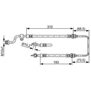 Bosch Brake Hydraulic Hose Line Front Left 1 987 481 859