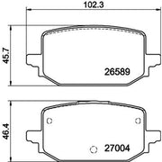 Mintex Rear Brake Pad Set MDB4428