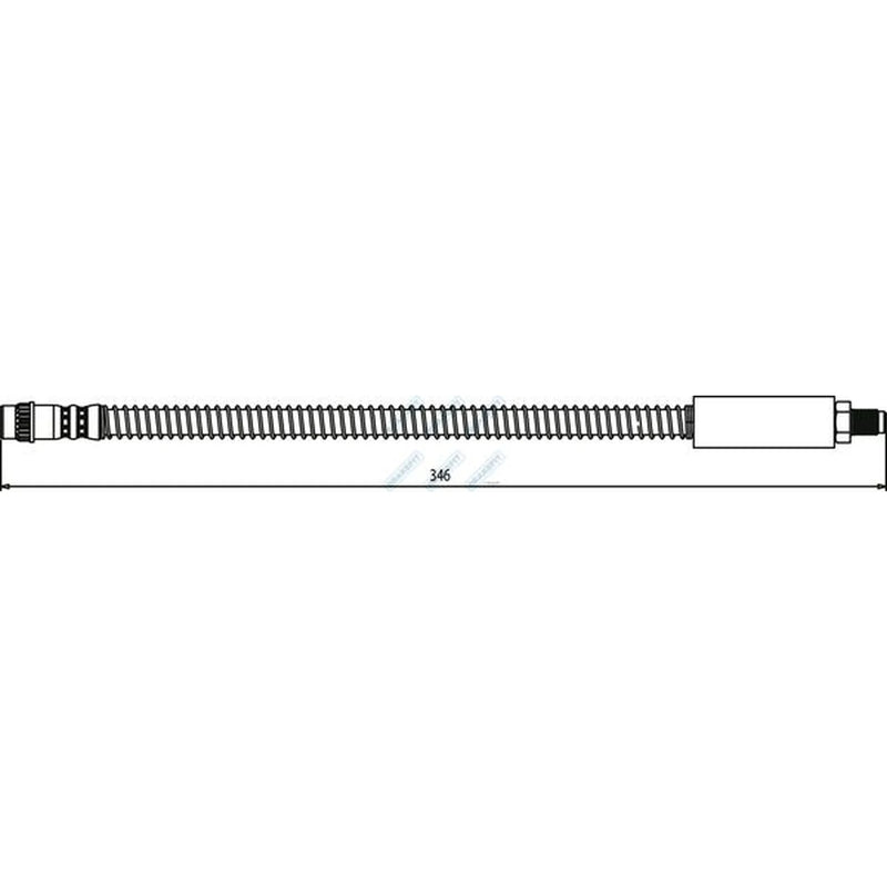 Apec Brake Hydraulic Hose Line Front BHO4062
