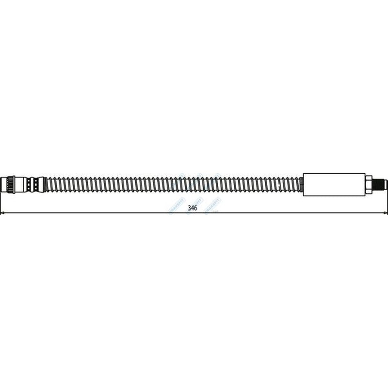 Apec Brake Hydraulic Hose Line Front BHO4062