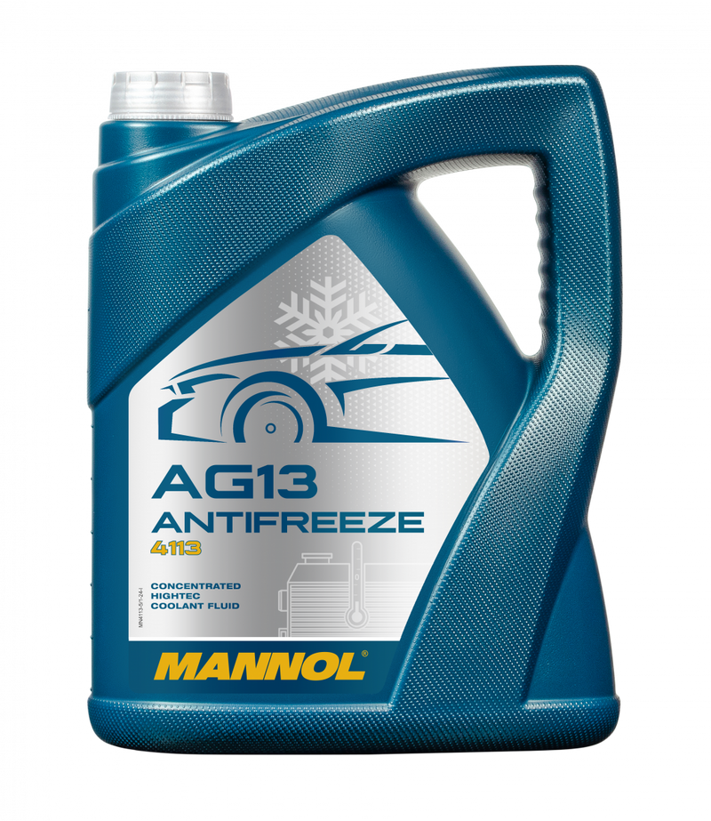 MANNOL AG13 Concentrated GREEN ANTIFREEZE COOLANT 5 L German Hi Spec - MN4113