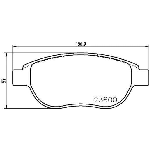 DON Brake Pad Set PCP1088