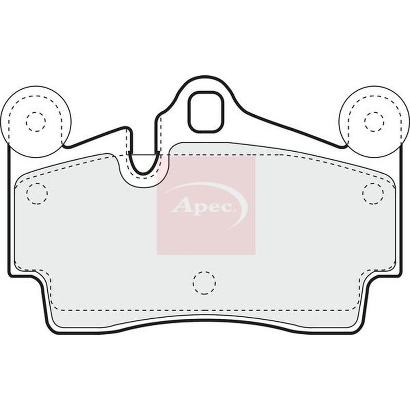 Apec Rear Brake Pad Set PAD1318