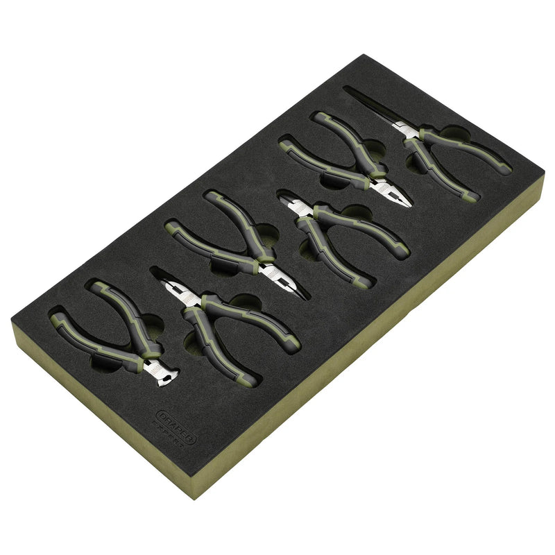 Expert Mini Pliers Set 6 Piece in EVA Foam Tray