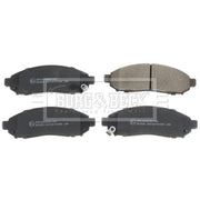 Borg & Beck 4 x Front Brake Pad Set BBP2389