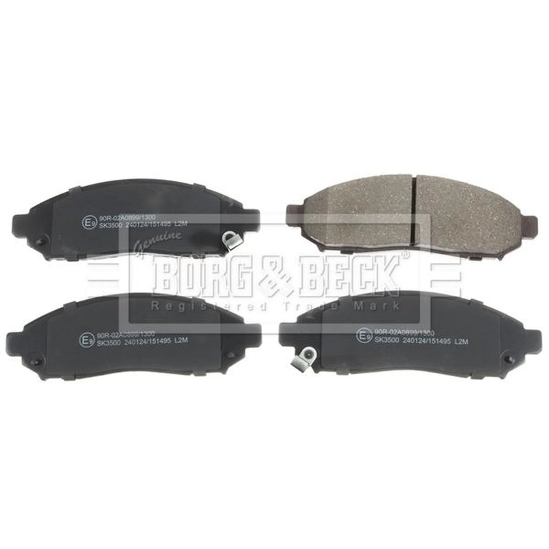 Borg & Beck 4 x Front Brake Pad Set BBP2389