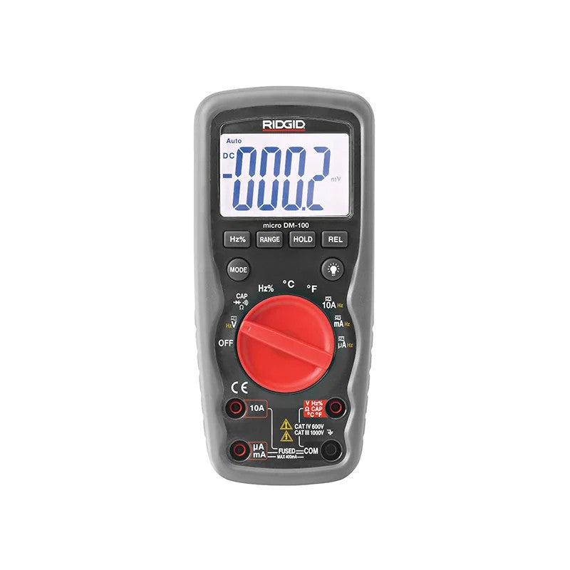 RIDGID DM-100 Micro Digital Multimeter 37423 - 37423