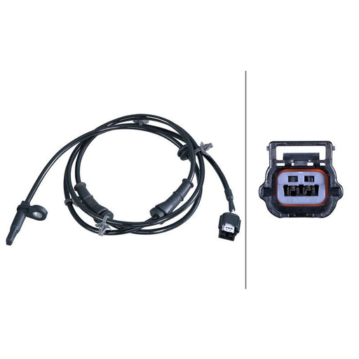 Hella ABS Wheel Speed Sensor Front Right 6PU 358 417-341