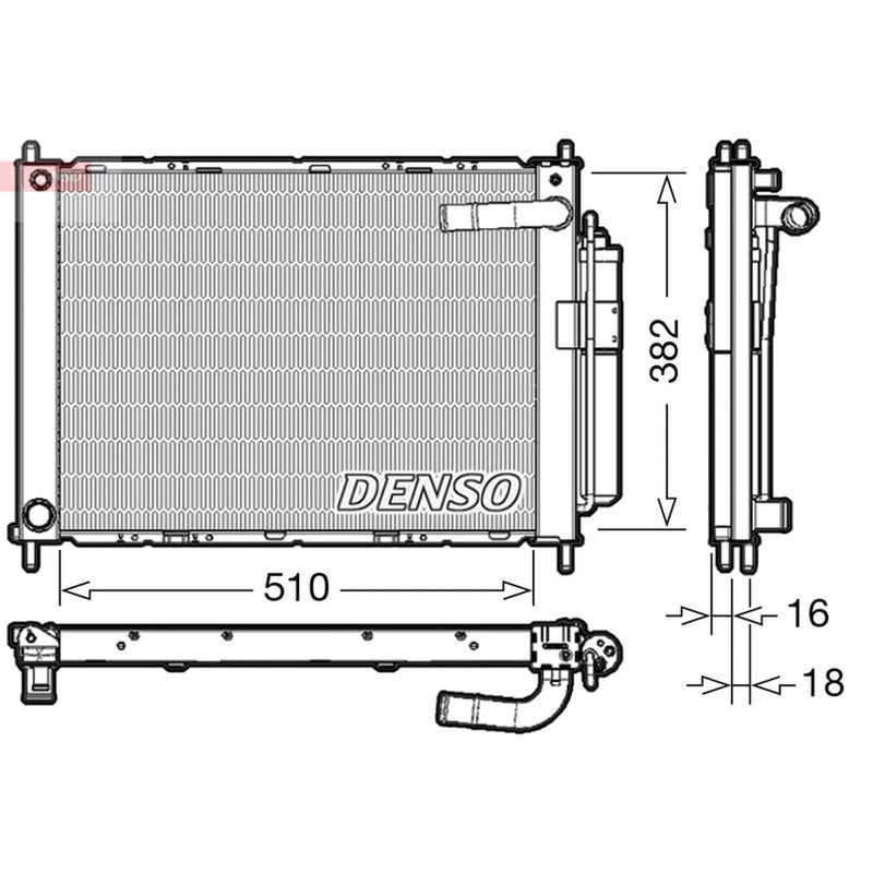 Denso Complete Cooling Module DRM46101
