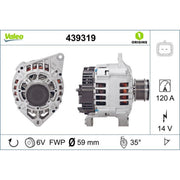Valeo Car Alternator 12V 439319