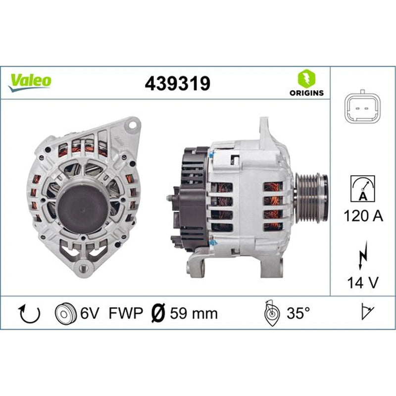 Valeo Car Alternator 12V 439319