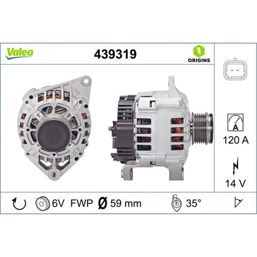 Valeo Car Alternator 12V 439319