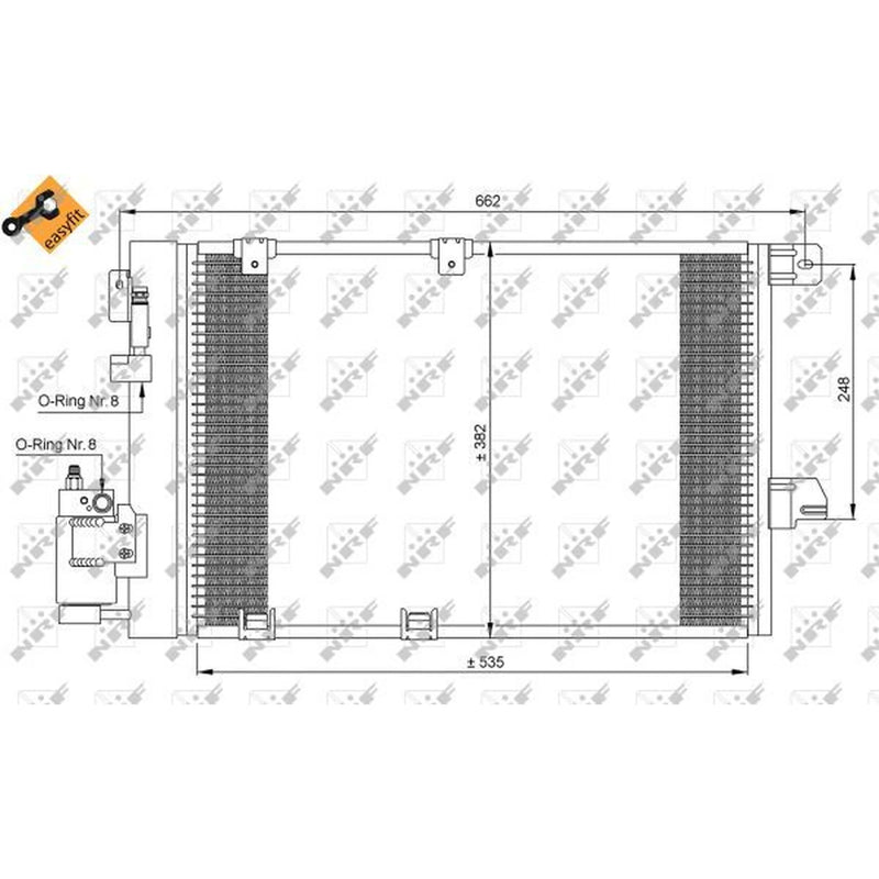 NRF Air Conditioning Condenser 35301