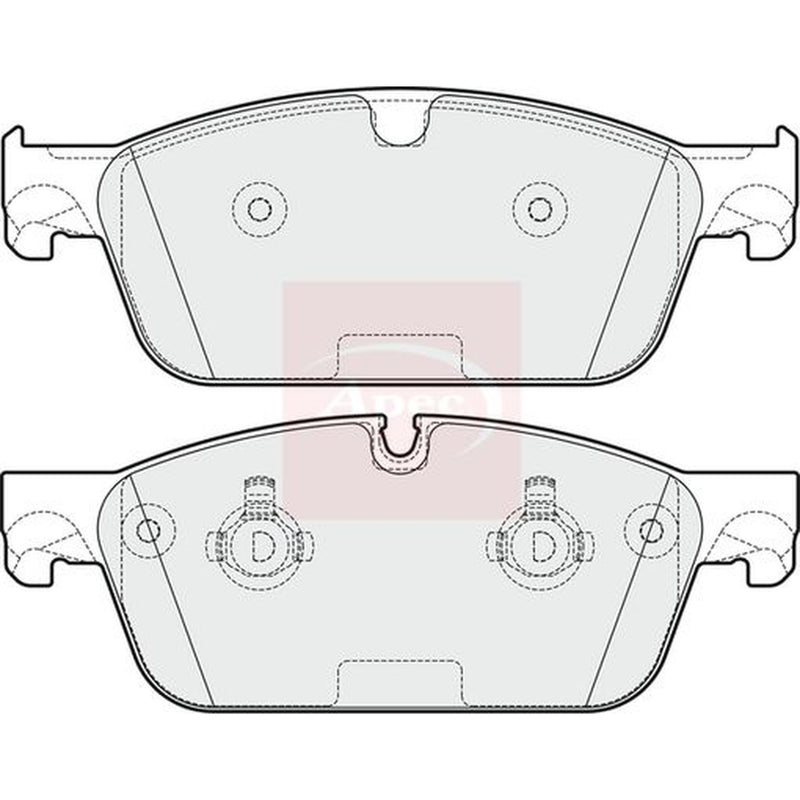 Apec Front Brake Pad Set PAD1928