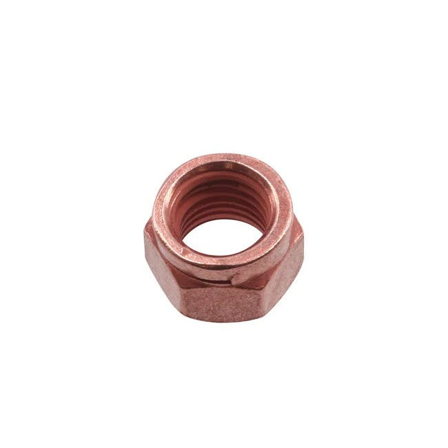 Connect Copper Flashed Nut Slotted Lock Hex 5pc 12-14mm
