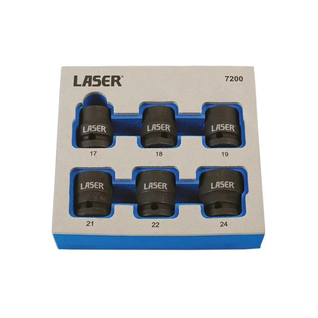 Laser Tools Damaged Nut/Bolt Remover Tools 1/2"D 6pc - PL