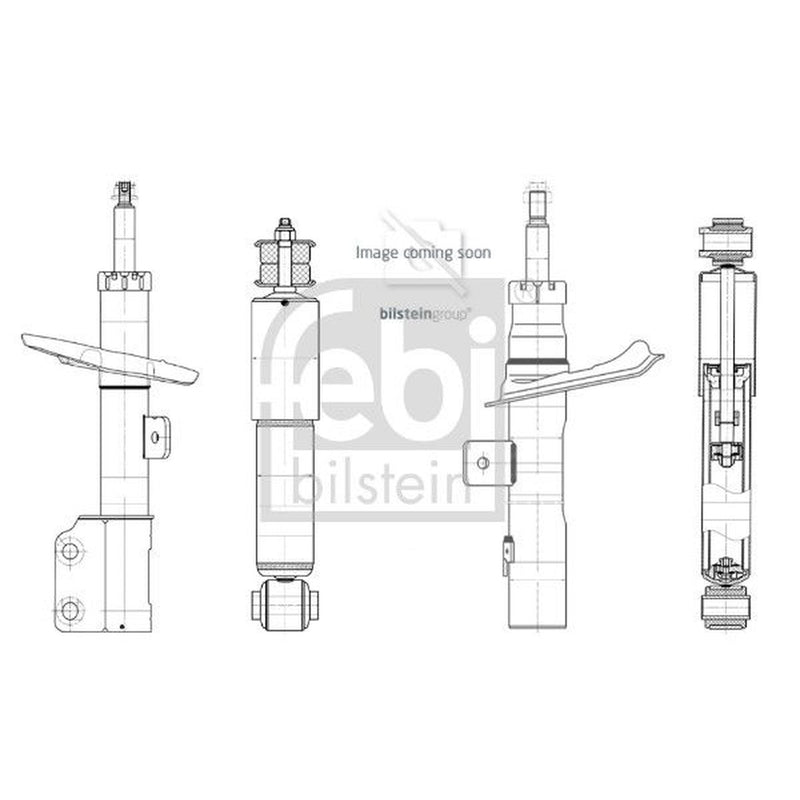 Febi Shock Absorber Damper Strut Rear Right 1002502