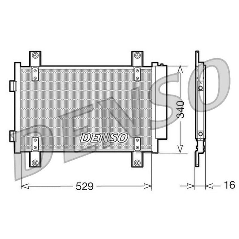Denso Air Conditioning Condenser DCN09049