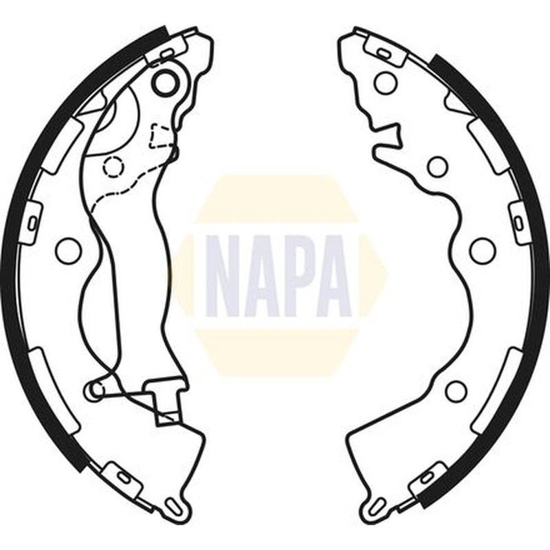 NAPA Brake Shoe Set Axle Kit NBS1073