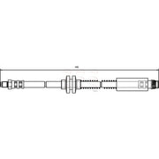 Apec Brake Hydraulic Hose Line Front HOS3409