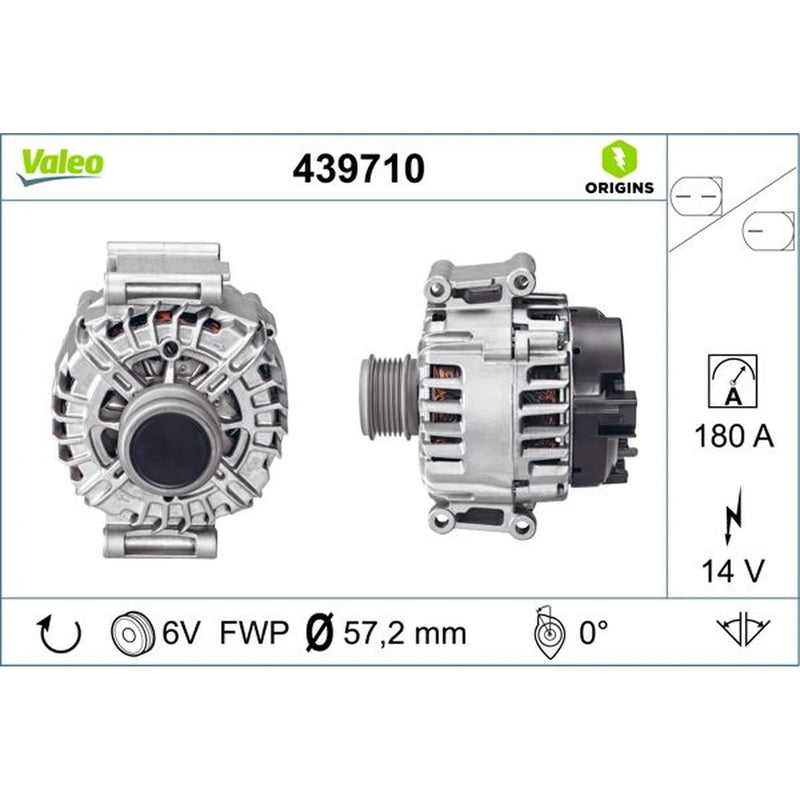 Valeo Car Alternator 12V 439710